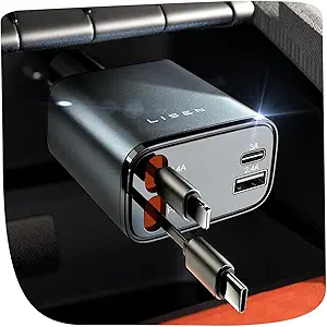 LISEN Retractable Car Charger